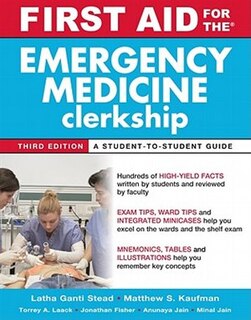 Couverture_First Aid for the Emergency Medicine Clerkship, Third Edition