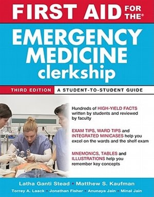 Couverture_First Aid for the Emergency Medicine Clerkship, Third Edition
