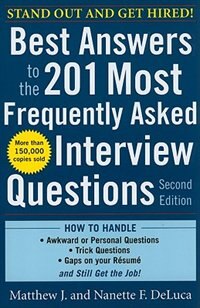 Front cover_Best Answers to the 201 Most Frequently Asked Interview Questions