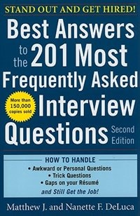 Front cover_Best Answers to the 201 Most Frequently Asked Interview Questions