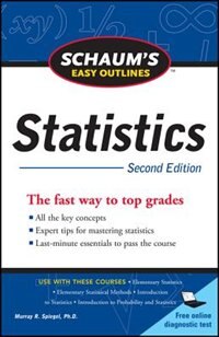 Couverture_Schaum's Easy Outline of Statistics, Second Edition