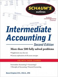 Front cover_Schaums Outline of Intermediate Accounting I, Second Edition