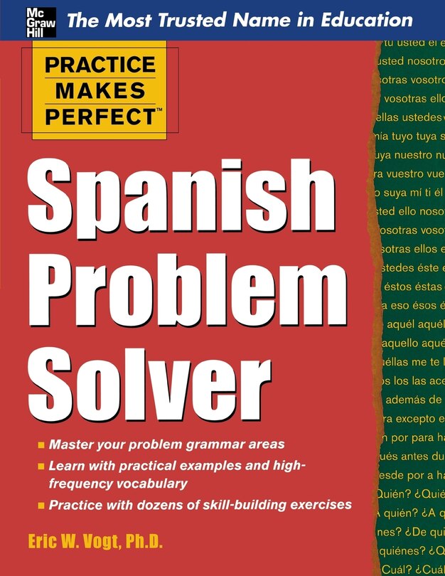 Front cover_Practice Makes Perfect Spanish Problem Solver