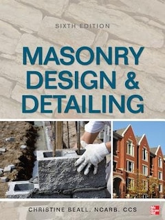 Front cover_Masonry Design & Detailing