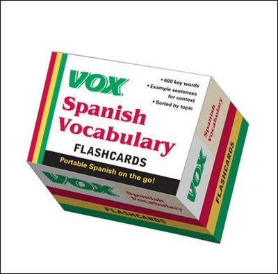 Couverture_VOX Spanish Vocabulary Flashcards