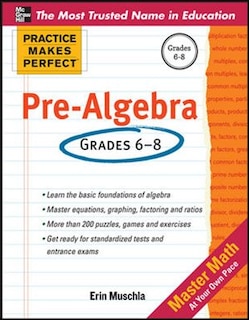 Front cover_Practice Makes Perfect Pre-Algebra