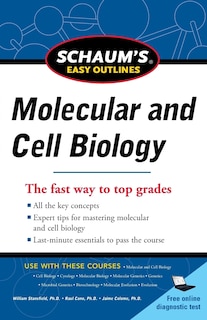 Couverture_Schaum's Easy Outlines Molecular and Cell Biology