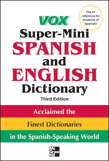 Front cover_Vox Super-Mini Spanish and English Dictionary