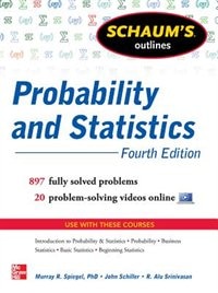 Front cover_Schaum's Outline of Probability and Statistics, 4th Edition