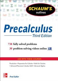 Front cover_Schaum's Outline of Precalculus, 3rd Edition