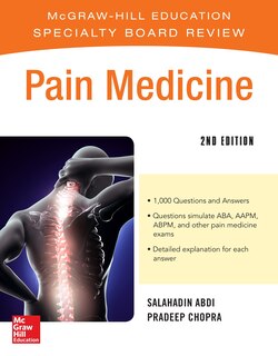 Front cover_McGraw-Hill Specialty Board Review Pain Medicine, 2e