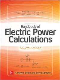 Front cover_Handbook of Electric Power Calculations, Fourth Edition