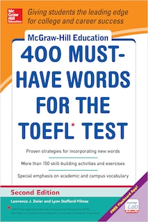 Couverture_McGraw-Hill Education 400 Must-Have Words for the Toefl, 2nd Edition