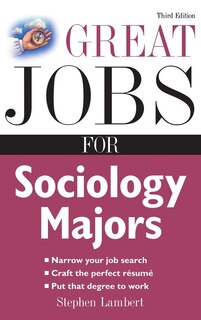 Couverture_Great Jobs for Sociology Majors