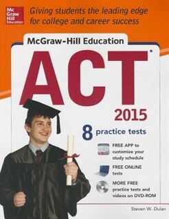 McGraw-Hill Education ACT with DVD-ROM, 2015 Edition image number 0