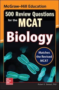 Couverture_McGraw-Hill Education 500 Review Questions for the MCAT: Biology