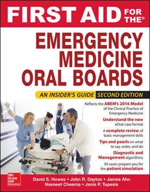 Couverture_First Aid for the Emergency Medicine Oral Boards, Second Edition