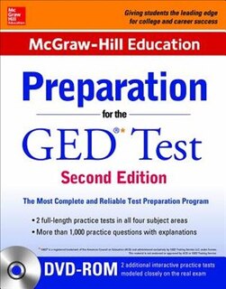 Couverture_McGraw-Hill Education Preparation for the GED Test with DVD-ROM