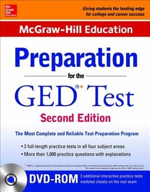 Couverture_McGraw-Hill Education Preparation for the GED Test with DVD-ROM