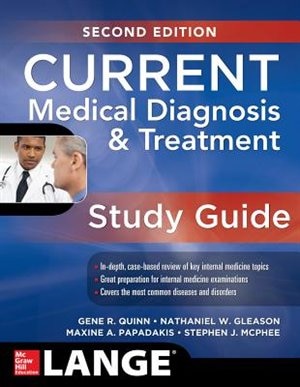 Front cover_CURRENT Medical Diagnosis and Treatment Study Guide, 2E