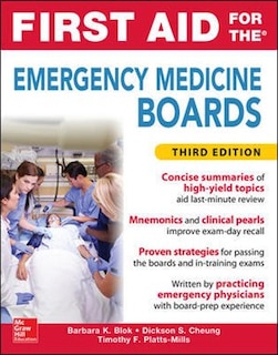 Couverture_First Aid for the Emergency Medicine Boards Third Edition