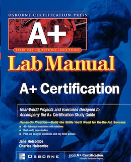 Couverture_A+ Certification Press Lab Manual