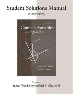 Student's Solutions Manual to accompany Complex Variables and Applications image number 0