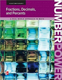 Front cover_Number Power - Fractions, Decimals, and Percents: A Real World Approach to Math, Book 2