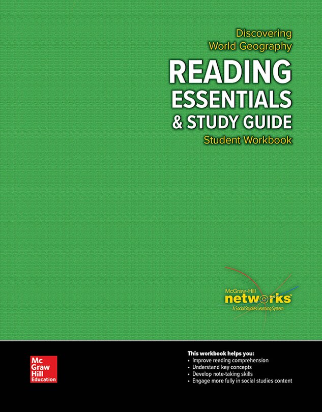 Couverture_WORLD GEOGRAPHY READING ESSENT IALS AND STUDY GUIDE STUDENT W