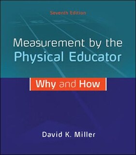Front cover_Measurement by the Physical Educator: Why and How