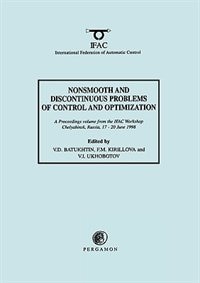 Couverture_Nonsmooth And Discontinuous Problems Of Control And Optimization 1998