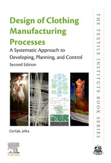 Couverture_Design of Clothing Manufacturing Processes