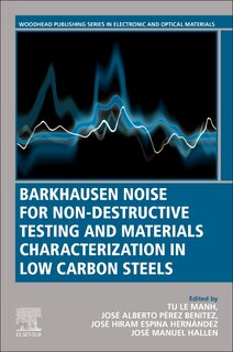 Couverture_Barkhausen Noise for Non-destructive Testing and Materials Characterization in Low Carbon Steels