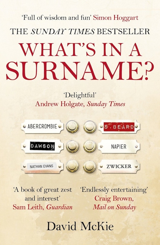 Front cover_What's In A Surname?
