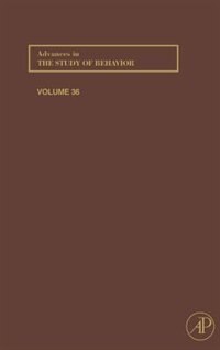 Couverture_Advances In The Study Of Behavior