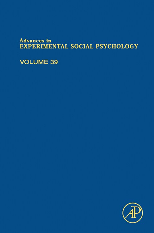 Front cover_Advances In Experimental Social Psychology