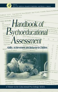 Front cover_Handbook Of Psychoeducational Assessment