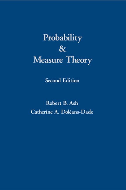Couverture_Probability and Measure Theory