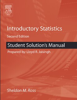 Couverture_Student Solutions Manual For Introductory Statistics