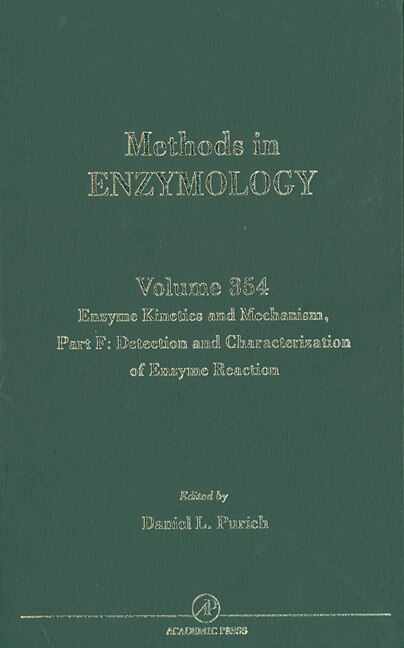 Couverture_Enzyme Kinetics and Mechanism, Part F