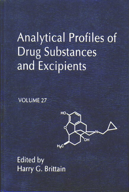 Couverture_Analytical Profiles Of Drug Substances And Excipients