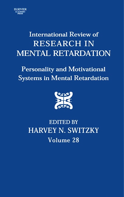 Couverture_International Review Of Research In Mental Retardation