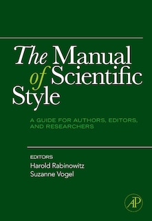 Couverture_The Manual of Scientific Style