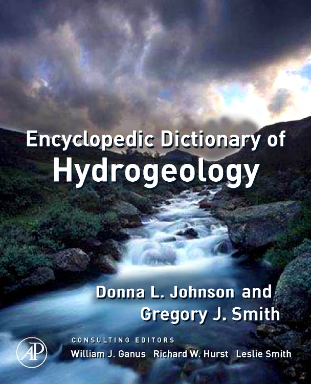 Couverture_Encyclopedic Dictionary Of Hydrogeology