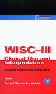 Couverture_Wisc-iii Clinical Use And Interpretation