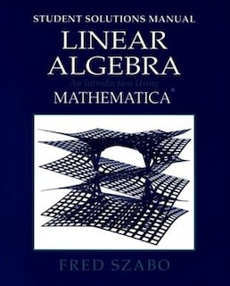 Couverture_Linear Algebra with Mathematica, Student Solutions Manual