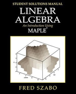 Couverture_Linear Algebra with Maple, Lab Manual