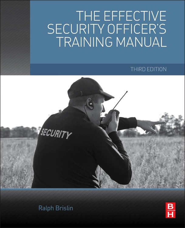 Front cover_The Effective Security Officer's Training Manual