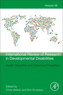 Front cover_Health Disparities And Intellectual Disabilities