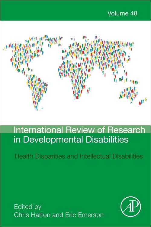 Front cover_Health Disparities And Intellectual Disabilities